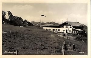 Bild des Verkufers fr Ansichtskarte / Postkarte Aschau im Chiemgau Oberbayern, Steinlingalm zum Verkauf von akpool GmbH