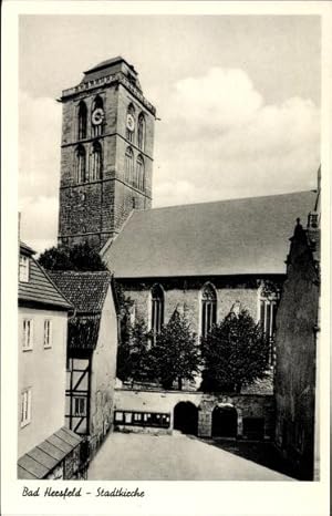 Seller image for Ansichtskarte / Postkarte Bad Hersfeld in Hessen, Blick auf die Stadtkirche for sale by akpool GmbH
