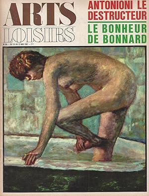 Image du vendeur pour ARTS LOISIRS N 86 du 16 au 23 mai 1967 - Antonioni Le Destructeur -Le Bonheur de Bonnard -Bilan d'une saison artistique mis en vente par ART...on paper - 20th Century Art Books