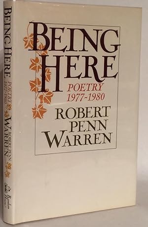 Being Here. Poetry 1977-1980.