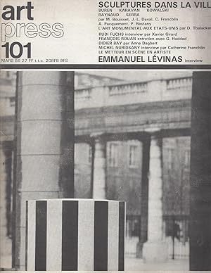 Image du vendeur pour art press 101 - mars 87 - Sculptures dans la Ville: Buren Karavan Kowalski Raynaud Serra - L'Art Monumental aux Etas-Unis mis en vente par ART...on paper - 20th Century Art Books