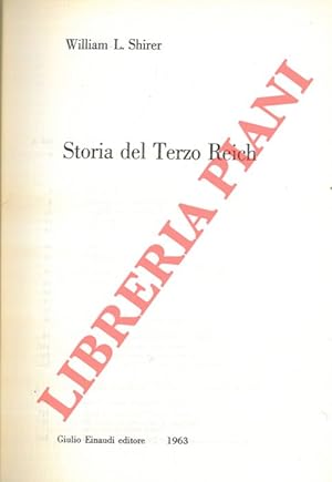 Bild des Verkufers fr Storia del Terzo Reich. zum Verkauf von Libreria Piani