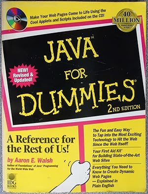 Imagen del vendedor de Java for Dummies (For Dummies Series) a la venta por Hanselled Books