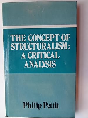 Immagine del venditore per THE CONCEPT OF STRUCTURALISM: A CRITICAL ANALYSIS venduto da Douglas Books