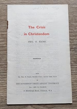 The Crisis in Christendom