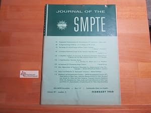 Journal of the SMPTE Volume 69, number 2, February 1960