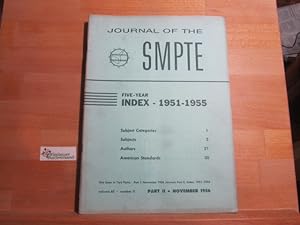Journal of the SMPTE Volume 65, number 11, November 1956 part II