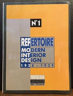 Seller image for REPERTOIRE: MODERN INTERIOR DESIGN 1928-1929 for sale by Lost Horizon Bookstore