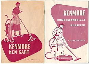 Two Sears, Roebuck and Co. Booklets: Kenmore Ken Kart & Kenmore Home Cleaner and Purifier