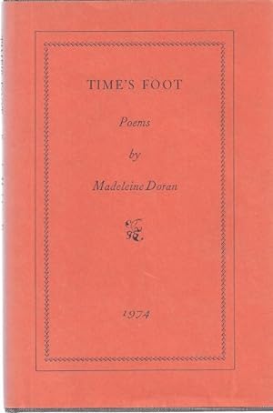 Seller image for TIME'S FOOT for sale by Columbia Books, ABAA/ILAB, MWABA