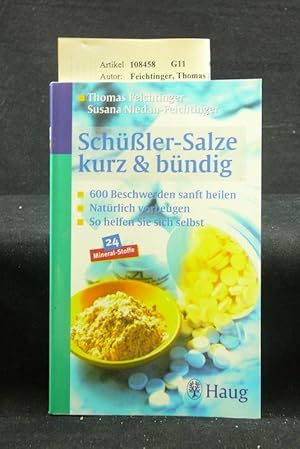 Bild des Verkufers fr Schssler- Salze kurz & bndig zum Verkauf von Buch- und Kunsthandlung Wilms Am Markt Wilms e.K.