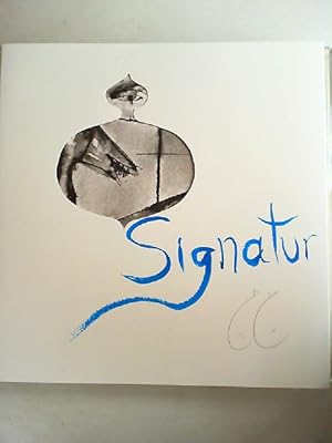 Signatur 30: Aziz Elhihi. Buch mit Original-Graphik im Acrylglas-Schuber. [Signatur - Zeit Schrif...