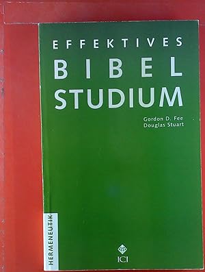 Bild des Verkufers fr Effektives Bibel Studium zum Verkauf von biblion2