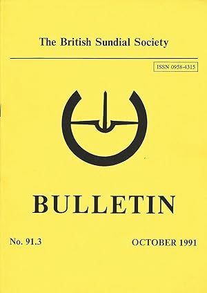 The British Sundial Society Bulletin No. 91.3, October 1991.