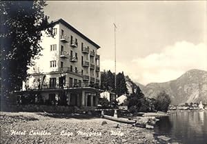 Bild des Verkufers fr Ansichtskarte / Postkarte Lago Maggiore Piemonte, Hotel Carillon, Inh. Racchelli zum Verkauf von akpool GmbH