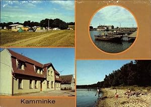 Immagine del venditore per Ansichtskarte / Postkarte Kamminke Mecklenburg Vorpommern, Campingplatz, Hafen, Konsum Gaststtte Haffblick venduto da akpool GmbH