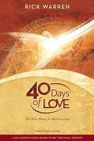 Seller image for 40 Days of Love Bible Study Guide (Paperback) for sale by Grand Eagle Retail