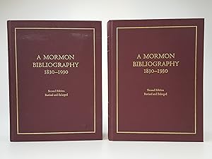 Bild des Verkufers fr A Mormon Bibliography 1830-1930 [2 Volumes] zum Verkauf von Keoghs Books