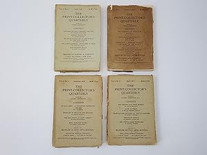 Bild des Verkufers fr The Print-Collector's Quarterly [4 volumes from 1912,1914, 1916, 1917] zum Verkauf von Keoghs Books