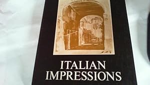 Seller image for italian impressions. for sale by Saturday Books