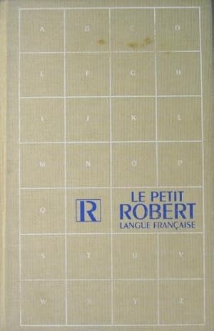 Bild des Verkufers fr Le nouveau petit Robert. Dictionnaire alphabthique et analogique de la langue francaise. zum Verkauf von Rotes Antiquariat