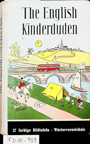 The English Kinderduden. Mit 25 mehrfarbigen Bildtafeln und einem Wörterverzeichnis mit 1500 Wört...