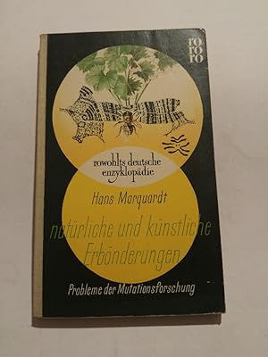 Seller image for Natürliche und künstliche Erbänderungen. Probleme der Mutationsforschung. for sale by ANTIQUARIAT Franke BRUDDENBOOKS