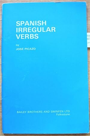 Bild des Verkufers fr Spanish Irregular Verbs zum Verkauf von Ken Jackson