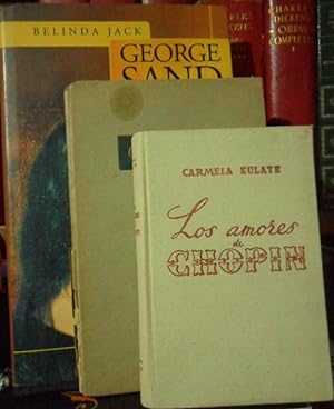 Seller image for GEORGE SAND + LOS AMORES DE CHOPIN + CHOPIN(LIBRO EN MAL ESTADO) (3 libros) for sale by Libros Dickens