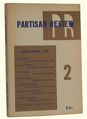 Bild des Verkufers fr The Partisan Review, Volume 18, Number 2 (March-April 1951) zum Verkauf von Cat's Cradle Books