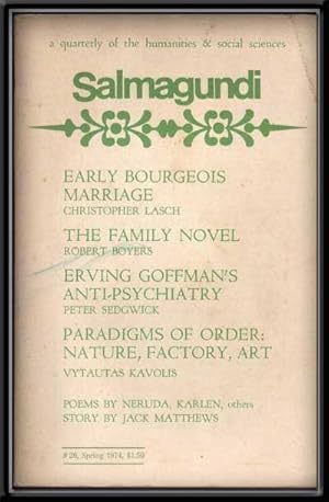 Seller image for Salmagundi, Number 26 (Spring 1974) for sale by Cat's Cradle Books