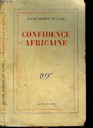 Bild des Verkufers fr CONFIDENCE AFRICAINE zum Verkauf von Le-Livre