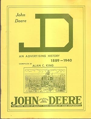 Seller image for John Deere An Advertising History 1889-1940 for sale by Hockley Books