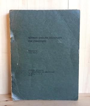 German - English Dictionary for Foresters