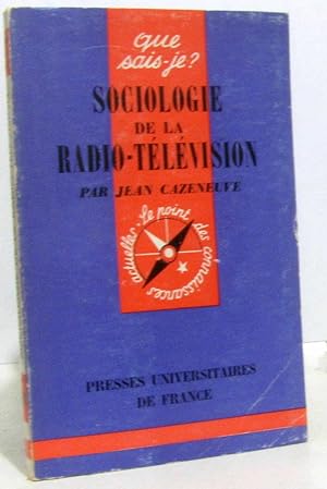 Seller image for Sociologie de la radio-tlvision for sale by crealivres