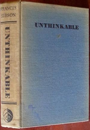 Image du vendeur pour Unthinkable mis en vente par Canford Book Corral