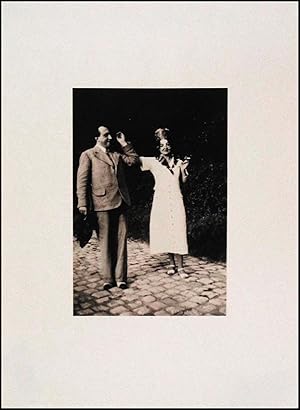 "The Extraterrestrials V. Marcel Lecomte & Georgette in the garden at Rue Esseghem in Brussels, 1...