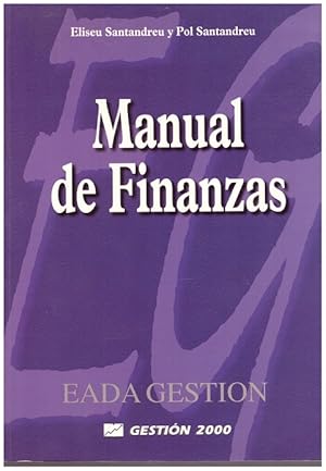 Seller image for MANUAL DE FINANZAS. for sale by Llibres de Companyia