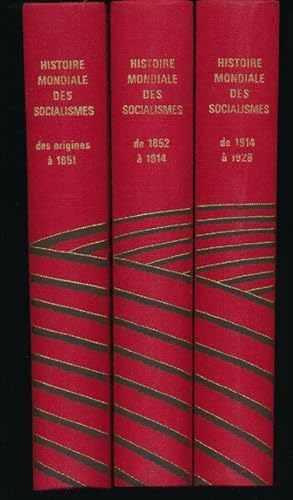 Image du vendeur pour Histoire mondiale des socialismes mis en vente par LIBRAIRIE GIL-ARTGIL SARL