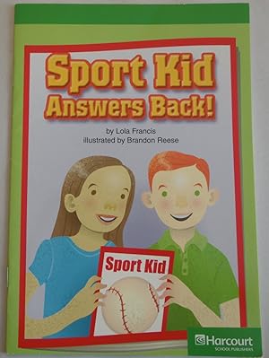 Imagen del vendedor de Sports Kid Answer, Advanced Reader Grade 3: Harcourt School Publishers Storytown (Rdg Prgm 08/09/10 Wt) a la venta por Sklubooks, LLC