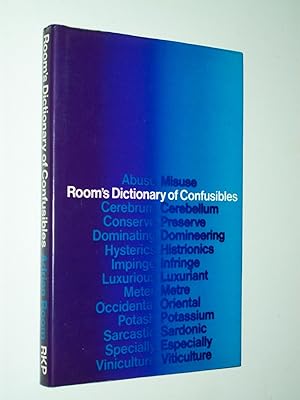 Seller image for Room's Dictionary of Confusibles for sale by Rodney Rogers