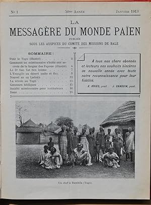 La Messagère du monde païen 1913-1914.