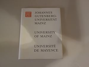 Bild des Verkufers fr JOHANNES-GUTENBERG-UNIVERSITT MAINZ. Mit einer Einfhrung von Helmut Mathy zum Verkauf von INFINIBU KG