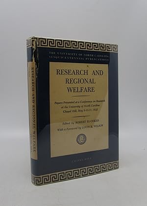 Seller image for Research and Regional Welfare (First Edition) for sale by Shelley and Son Books (IOBA)