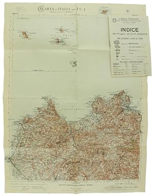 PALERMO. Foglio 49 della CARTA D'ITALIA del T.C.I. alla scala 1:250.000.: