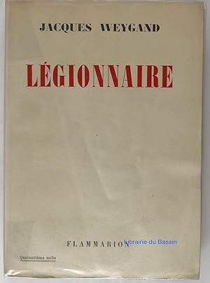 Imagen del vendedor de Lgionnaire a la venta por Librairie du Bassin