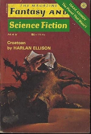 Immagine del venditore per The Magazine of FANTASY AND SCIENCE FICTION (F&SF): May 1975 ("The Stochastic Man"; "Sherlock Holmes Versus the Martians") venduto da Books from the Crypt