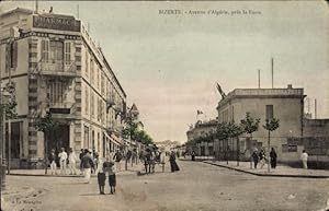 Immagine del venditore per Ansichtskarte / Postkarte Bizerte Tunesien, Avenue d'Algrie, prs la Poste, Straenpartie venduto da akpool GmbH