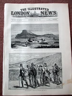 The Illustrated London News May 28, 1881. (inc Peel Castle Isle of Man, Berkshire Yeomanry, Leadv...