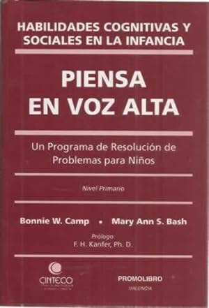 Seller image for Piensa en voz alta for sale by Librera Cajn Desastre